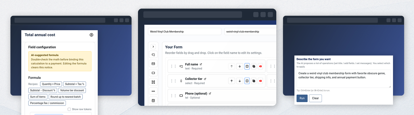 NXP Easy Forms PRO — product screenshot