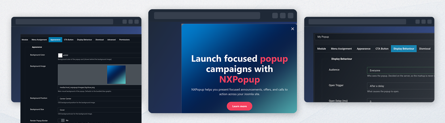 NXPopup — product screenshot